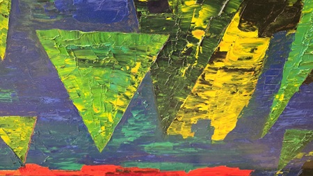 Grosses Acryl Öl Gemälde